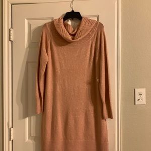 Champagne Pink Sweater dress